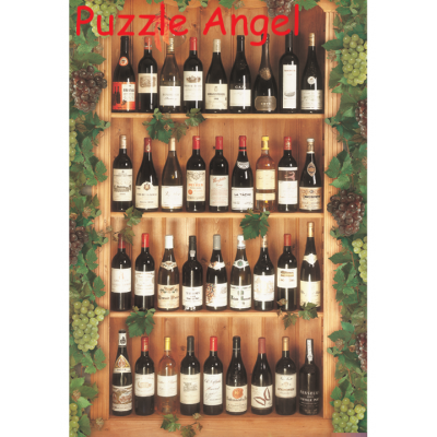 Wine Bottle 1000塊, 夜光砌圖, size:50x75cm