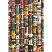 Beer Cans Collection 1000塊, 夜光砌圖, size:50x75cm