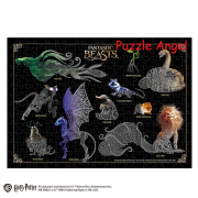 魔法動物合集（神奇動物）（哈利波特）266片透明拼圖連原裝架, size:18.2x25.7cm