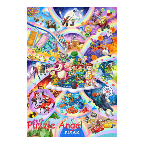 彈出來！ ~ 皮克斯角色收藏 ~ （所有角色）1000塊, 油畫面砌圖, size:51x73.5cm