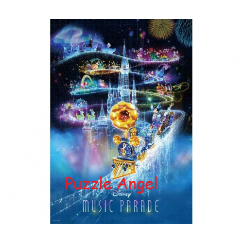 音樂遊行（Disney） 1000 塊, 鐳射閃面拼圖, size：51×73.5cm
