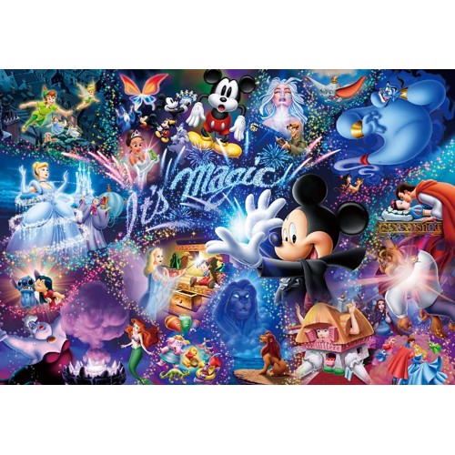 It's magic!（Disney） 1000 塊, 鐳射閃面拼圖, size：51×73.5cm