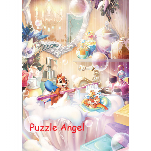 Hacha Mecha Bath Time （Chip & Deal） 300塊拼圖,  size:30.5x43cm