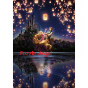 湖面映照的未來（長發公主）300 塊, 夜光砌圖, size:30.5x43cm