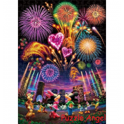 把你的想法放在煙火上...（米奇和朋友們）300塊拼圖,  size:30.5x43cm