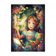 Tinker Bell 奇妙仙子500 塊, 夜光砌圖,  size:35x49cm