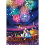 魔法騎士（阿拉丁) 500 塊,  size:35x49cm. 手機拍攝有特別效果.