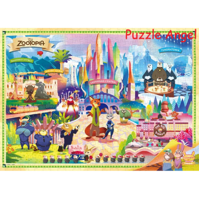 歡迎來到動物方城市（Zootopia）500塊砌圖, size：35×49cm