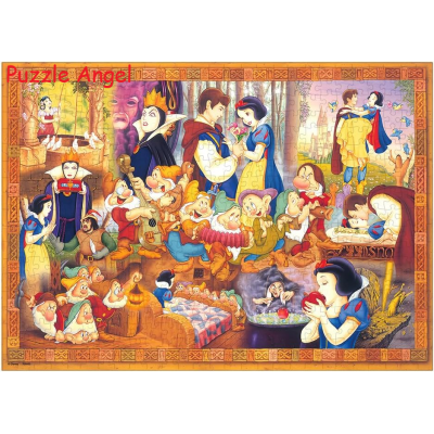 迪士尼 白雪公主 愛的奇跡500塊拼圖, size:35x49cm