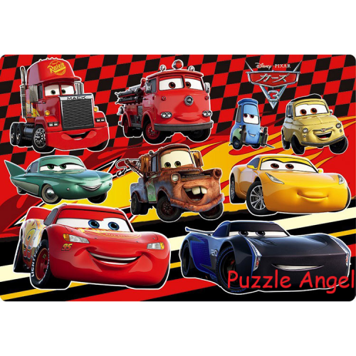 Cars（拼圖）60 塊 , 成品尺寸 26×37.5cm