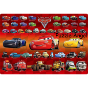 Cars 3 大型收藏（拼圖）80塊 , 成品尺寸 26×37.5cm