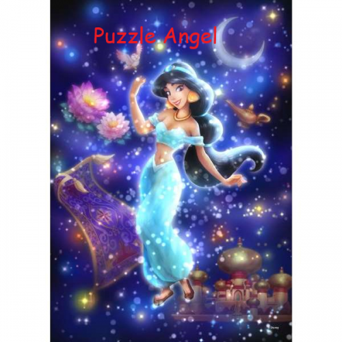 耀眼自由願望 茉莉公主 (Aladdin Jasmine)266 塊, 透明彩繪砌圖, size:18.2x25.7cm