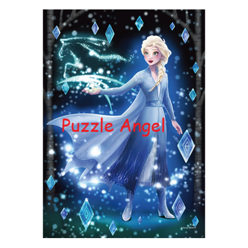 閃耀魔法的祕密（艾莎）（冰雪奇緣）266 塊, 透明彩繪砌圖, size:18.2x25.7cm
