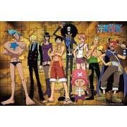 海賊王草帽海賊團拼圖1000片, size:50x75cm