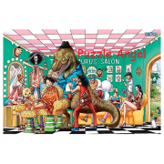 海賊王理髮廳拼圖1000片, size:50x75cm