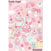 My Melody甜草莓城鎮拼圖1000片, size:50x75cm