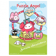 Sanrio characters【奇幻樂園系列】甜筒摩天輪拼圖108片, size:18.2x25.7cm