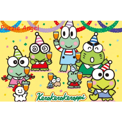 Kerokerokeroppi 舉杯歡慶108 塊砌圖, size：18.2×25.7cm