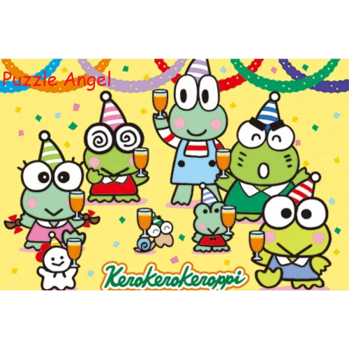 Kerokerokeroppi 舉杯歡慶108 塊砌圖, size：18.2×25.7cm