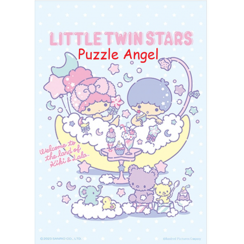 LittleTwinStars雙星仙子 歡樂泡泡浴拼圖108片, size:18.2x25.7cm