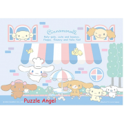 Cinnamoroll 大耳狗 露天咖啡攤拼圖108片, size:18.2x25.7cm