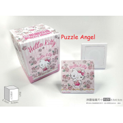 Hello Kitty【花朵系列】紅玫瑰拼圖磁鐵16片(方), 尺寸:5.5x5.5cm(方形) 