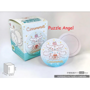 Cinnamoroll 大耳狗【天使系列】貼心禮物拼圖磁鐵16片(圓), 尺寸:直徑6cm(圓形)