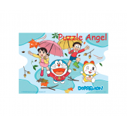 哆啦a夢拼圖(秋風落葉)300片, size:26x38cm