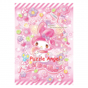 My Melody【裁縫娃娃系列】粉戀芬花拼圖520塊,  size:38x53cm