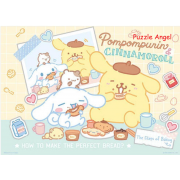 Pompompurin& Cinnamoroll 布丁狗&大耳狗喜拿 分享時光拼圖520塊,  size:38x53cm