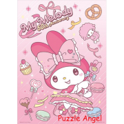 My Melody 美樂蒂【周年系列】可愛甜心拼圖520塊,  size:38x53cm