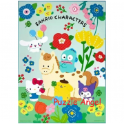 Sanrio characters花花快樂馬拼圖520塊, size:38x53cm