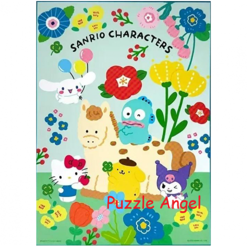 Sanrio characters花花快樂馬拼圖520塊, size:38x53cm