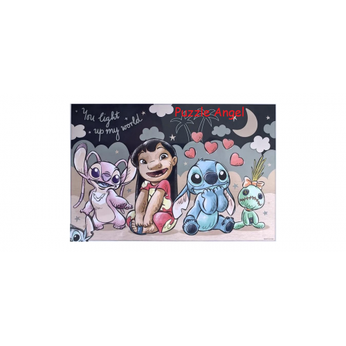 Stitch史迪奇1000 塊砌圖, size:50x75cm