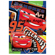 Cars汽車總動員108片砌圖, size:18.2x25.7cm