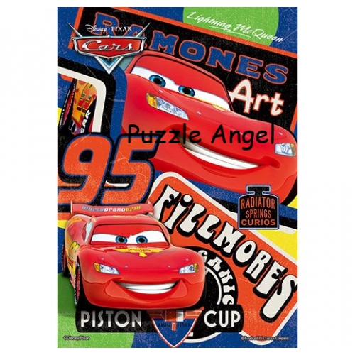 Cars汽車總動員108片砌圖, size:18.2x25.7cm