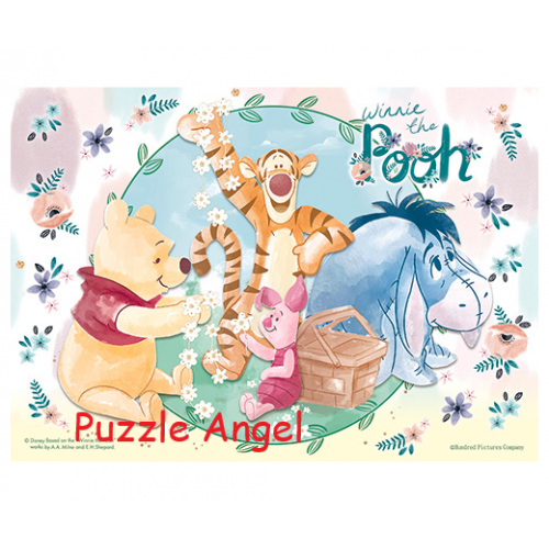 Winnie The Pooh小熊維尼(13)拼圖108片, size:18.2x25.7cm