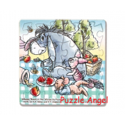 Winnie The Pooh小熊維尼(3)拼圖磁鐵16片, 尺寸:5.5x5.5cm(方形) 