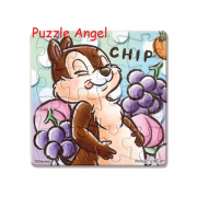 Chip an' Dale奇奇蒂蒂(1)拼圖磁鐵16片, 尺寸:5.5x5.5cm(方形)