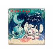 Stitch星際寶貝(2)拼圖磁鐵16片-透明(方), 尺寸:5.5x5.5cm(方形)