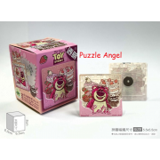 Disney Pixar Fluffy【甜食系列】草莓蛋糕拼圖磁鐵16片-透明(方), 尺寸:5.5x5.5cm(方形)   