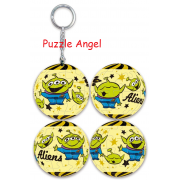 Toy story 4玩具總動員(6)立體球型拼圖鑰匙圈24片,  直徑:3.98cm   