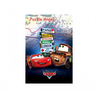 Cars汽車總動員典藏海報系列拼圖300塊, size:26x38cm