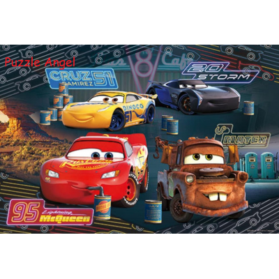 Cars汽車總動員拼圖300塊, size:26x38cm 