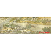 清院本 清明上河圖(6)1008 塊砌圖, size:34×100cm 清院本 清明上河圖(6)1008 塊砌圖, size:34×100cm