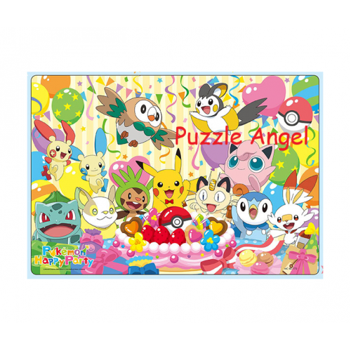 寶可夢派對快樂！ （棋盤拼圖）80 塊, 成品尺寸 26×37.5cm
