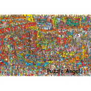 WHERE'S WALLY? 威利在哪裡? 玩具滿載 海底總動員2000片迷你拼圖, size:49x72cm  