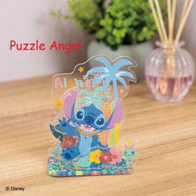 迪士尼 Axtapop Stitch Aloha（莉蘿與史迪奇）32件裝砌圖, size:10x5cm