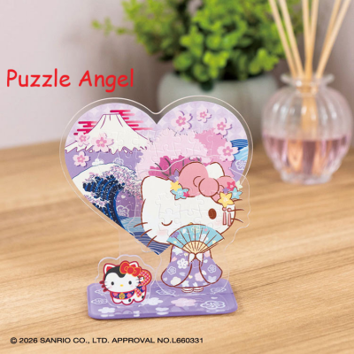 Axtapop Hello Kitty JAPAN（Sanrio） 3件裝砌圖, size:10.2x5cm