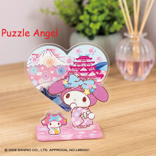 Axtapop My Melody JAPAN（三麗鷗） 32件裝砌圖, size:10.2x5cm